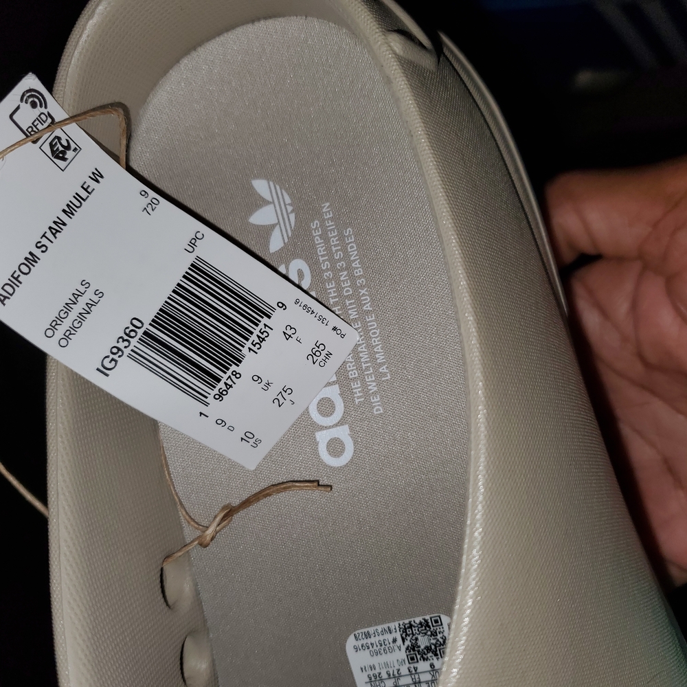 Adidas Women's Cream Stan Mule Shoes